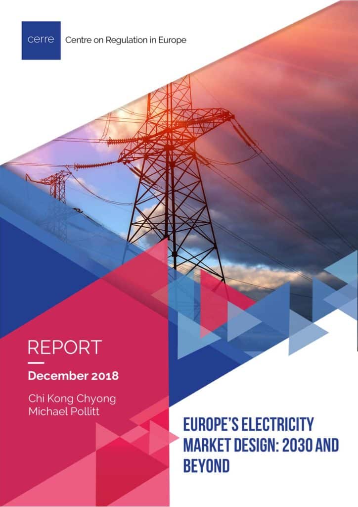 Europe's electricity market design 2030 and beyond CERRE
